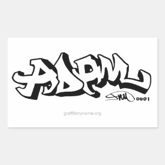 Graffiti My Name Stickers