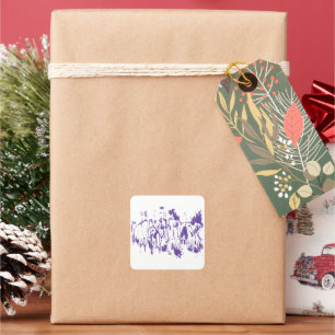 Graffiti Nextday Grunge Brush Abstract Typography Square Sticker