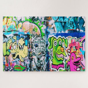 Graffiti on London's Southbank - 20x30 - 1014 pc Jigsaw Puzzle