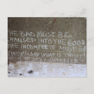 Graffiti on North Wall, Stairs to Kitsilano Beach Postcard