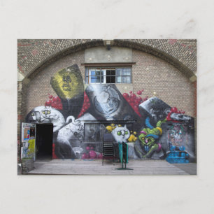 Graffiti On Stadtbahnbogen, Wien Österreich Postcard