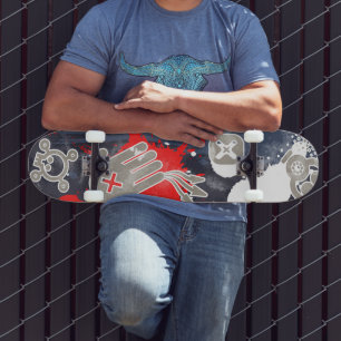 Graffiti on the Wall Skateboard