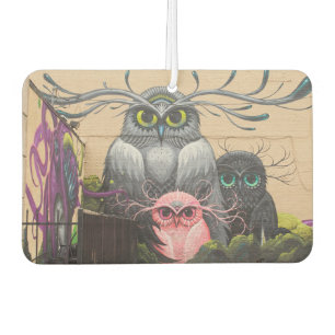 Graffiti Owls Air Freshener