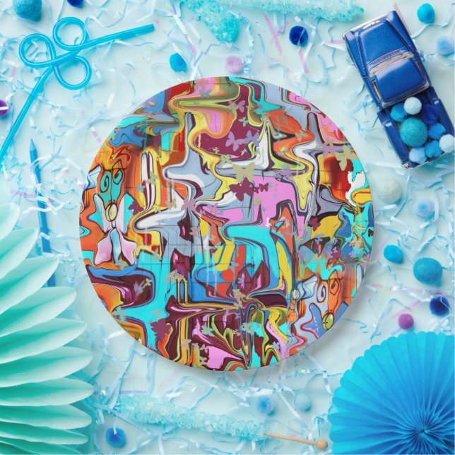 Graffiti Paper Plate (Party)