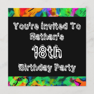 Graffiti ~ Party Invitation