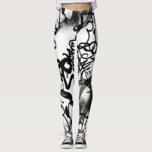Graffiti Pattern  Leggings
