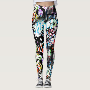 Graffiti Pattern  Leggings