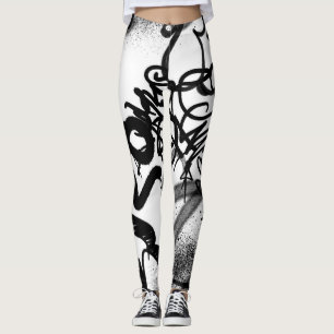 Graffiti Pattern  Leggings
