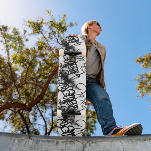 Graffiti Pattern Skateboard
