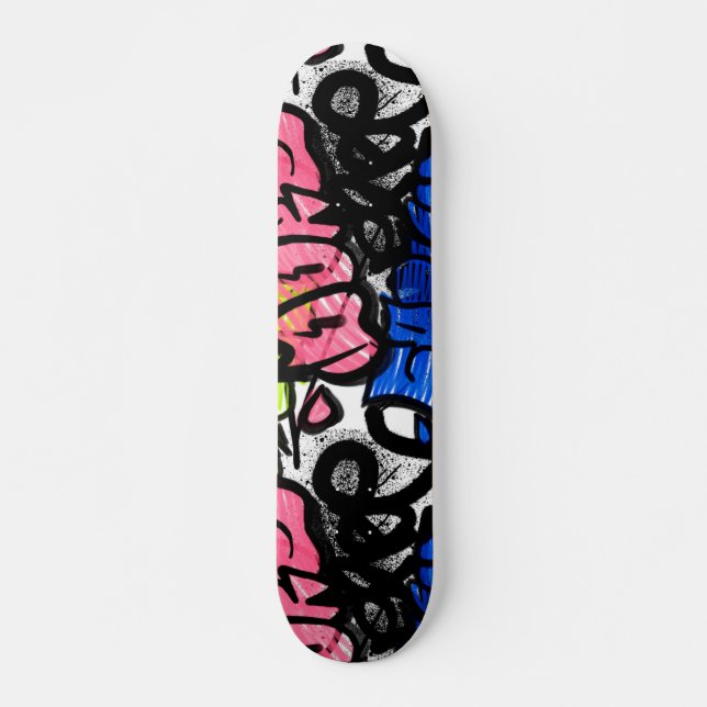 Graffiti Pattern  Skateboard (Front)