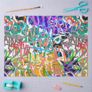Graffiti Pattern  Tissue Paper