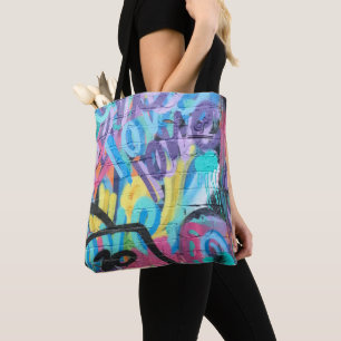 Graffiti Pattern Tote Bag