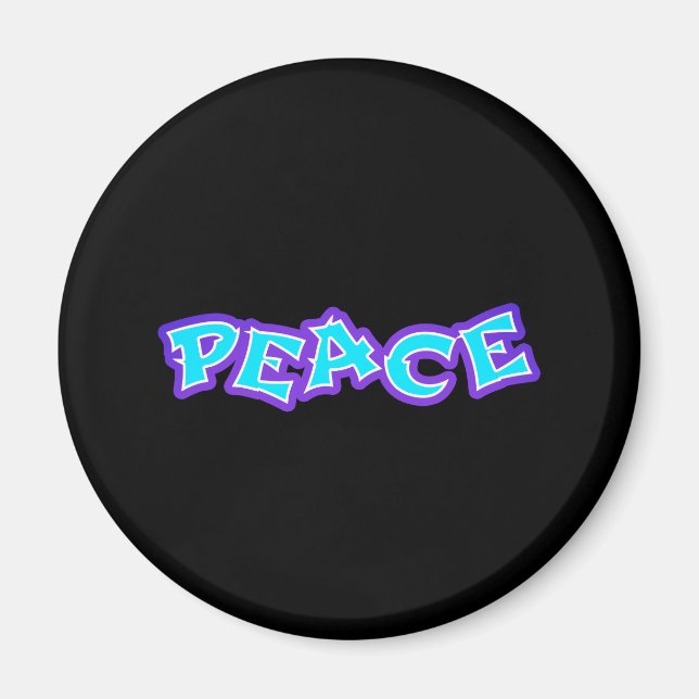 Graffiti Peace Magnet (Front)