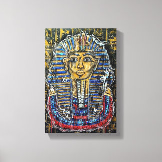 Graffiti Pharaoh King Tut Canvas Print