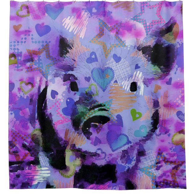 Graffiti piglet blue (Front)