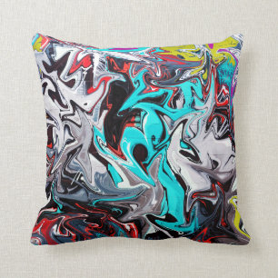 Graffiti pillow