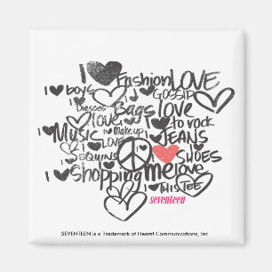 Graffiti Pink Magnet