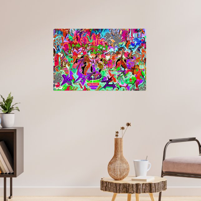 Graffiti Poster (Living Room 3)