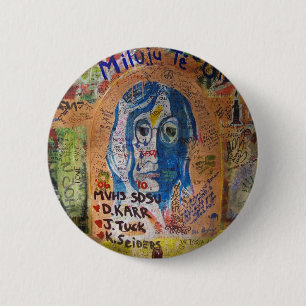 Graffiti - Prague 2 Inch Round Button