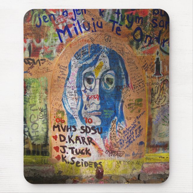 Graffiti - Prague Mouse Pad (Front)