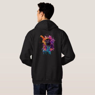 "Graffiti Pug Hoodie – Urban Street Art Dog Sweats