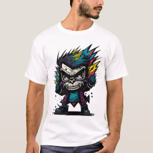 Graffiti Punk Monkey Tee! T-Shirt