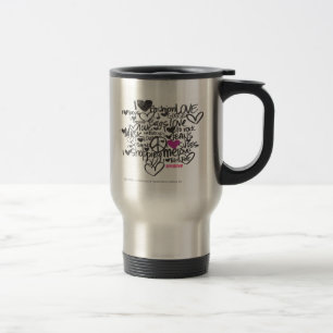 Graffiti Purple Travel Mug
