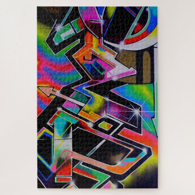 Graffiti puzzle (Vertical)