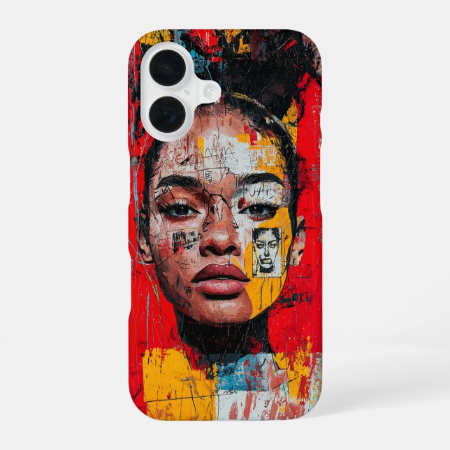 Graffiti Queen iPhone 16 Case (Back)
