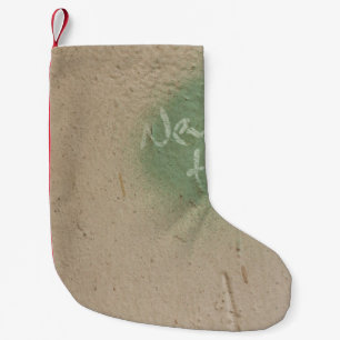 Graffiti quote hope inspiration small christmas stocking