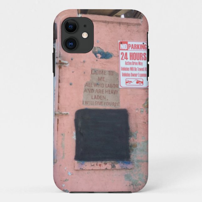 Graffiti Quote iphone case (Back)