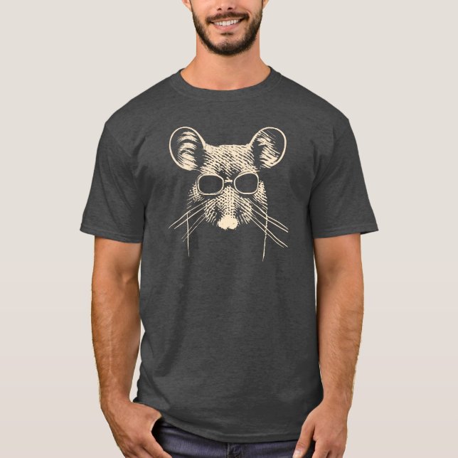Graffiti Rat Street Art Design T-Shirt (Front)