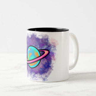 Graffiti Saturn Mug
