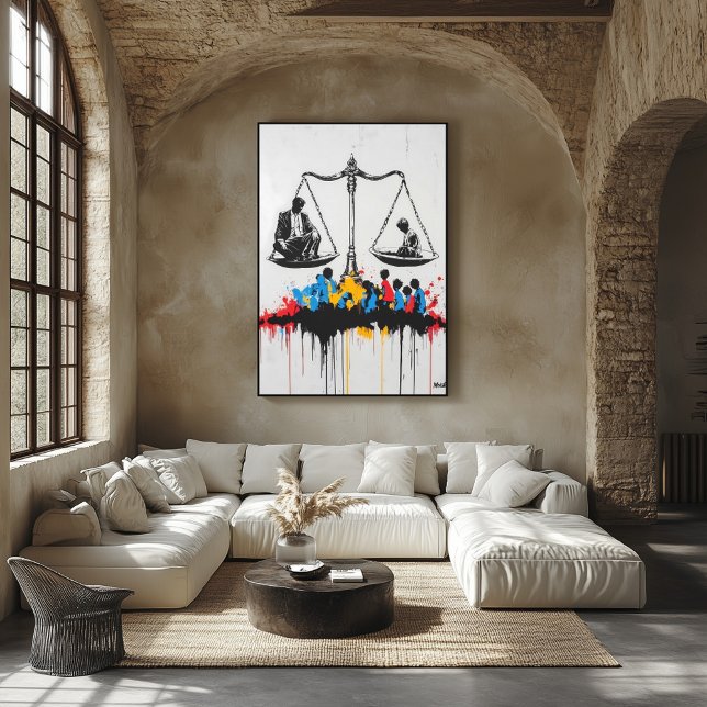 Graffiti Scales of Inequality – Urban Protest Art  Poster (Creator Uploaded)