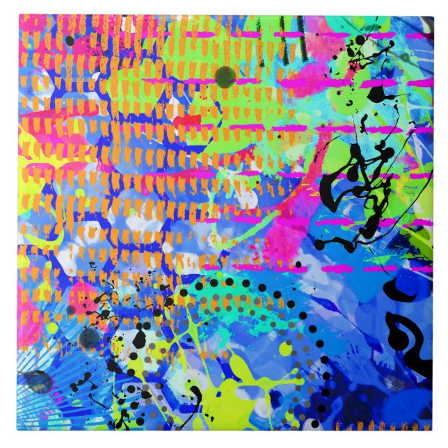 Graffiti Sea 2 Tile (Front)