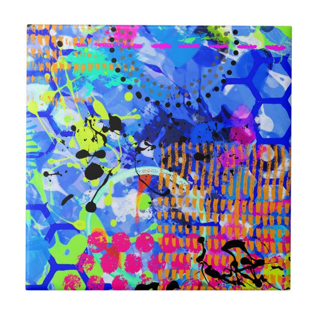 Graffiti Sea 3 Tile (Front)