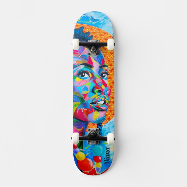 Graffiti Skateboard - Amour, diversité et égalité (Recto)