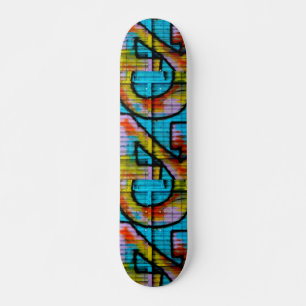 Graffiti skateboard. skateboard