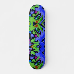 Graffiti skateboard. skateboard