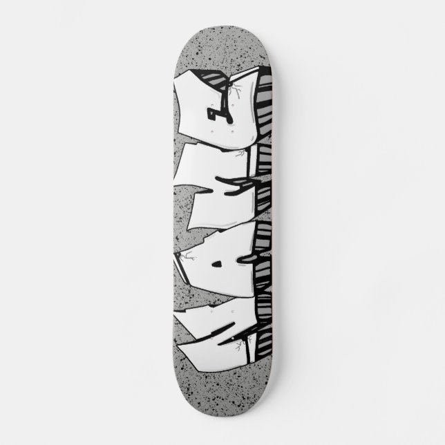GRAFFITI SKATEBOARD TOUT NOM OU MOT PEUT ÊTRE FAIT (Recto)