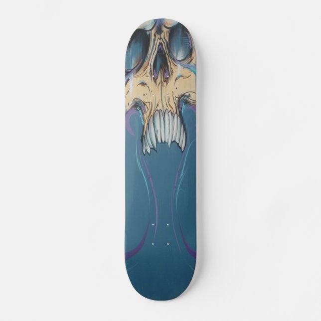Graffiti Skull Skateboard (Front)