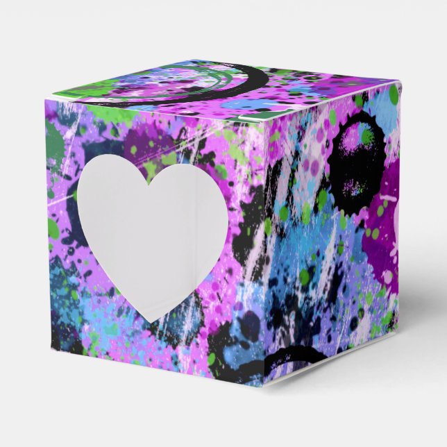 Graffiti Smoothie Favor Box (Front Side)