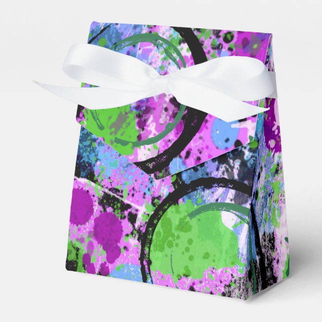 Graffiti Smoothie Favor Box (Front Side)