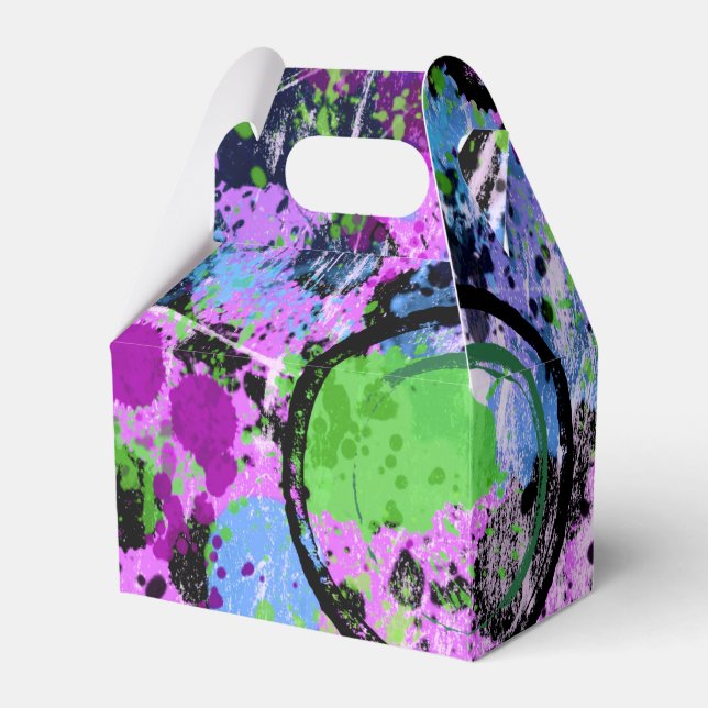 Graffiti Smoothie Favor Box (Front Side)
