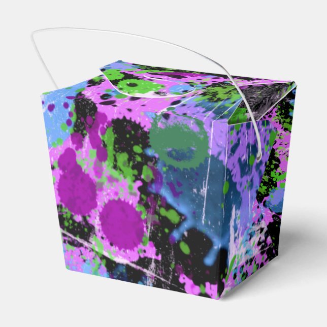 Graffiti Smoothie Favor Box (Back Side)