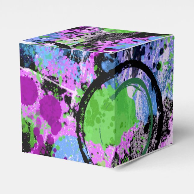 Graffiti Smoothie Favor Box (Front Side)