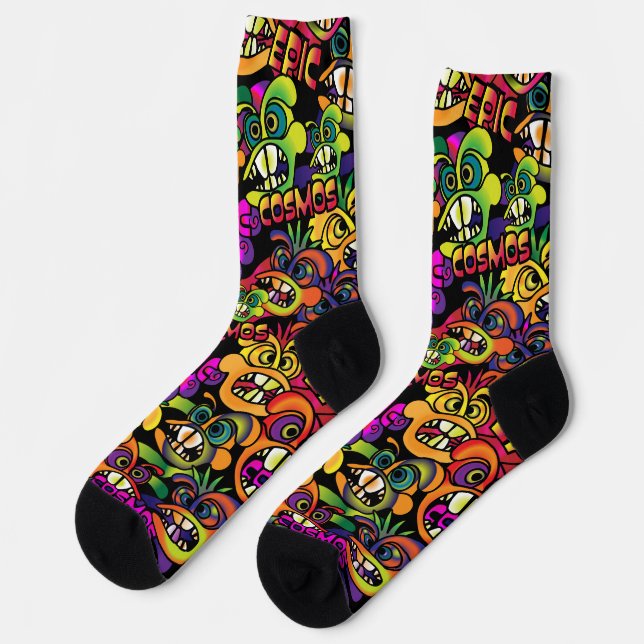 Graffiti  socks (Left)