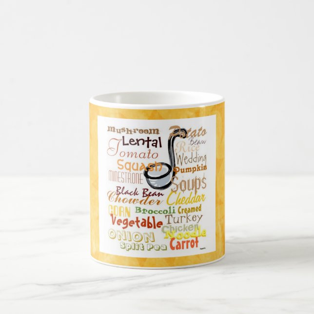 Graffiti Soups Yellow Mug (Center)