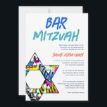 Graffiti Street Art Bar Mitzvah Custom Invitations<br><div class="desc">Available in various colours.</div>