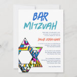 Graffiti Street Art Bar Mitzvah Custom Invitations<br><div class="desc">Available in various colours.</div>